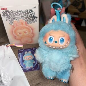 100% AUTHENTIC POPMART - Labubu The Monster Big Into Energy Plush - Hope Blue